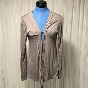 Papaya Women's Beige Open Front Cardigan